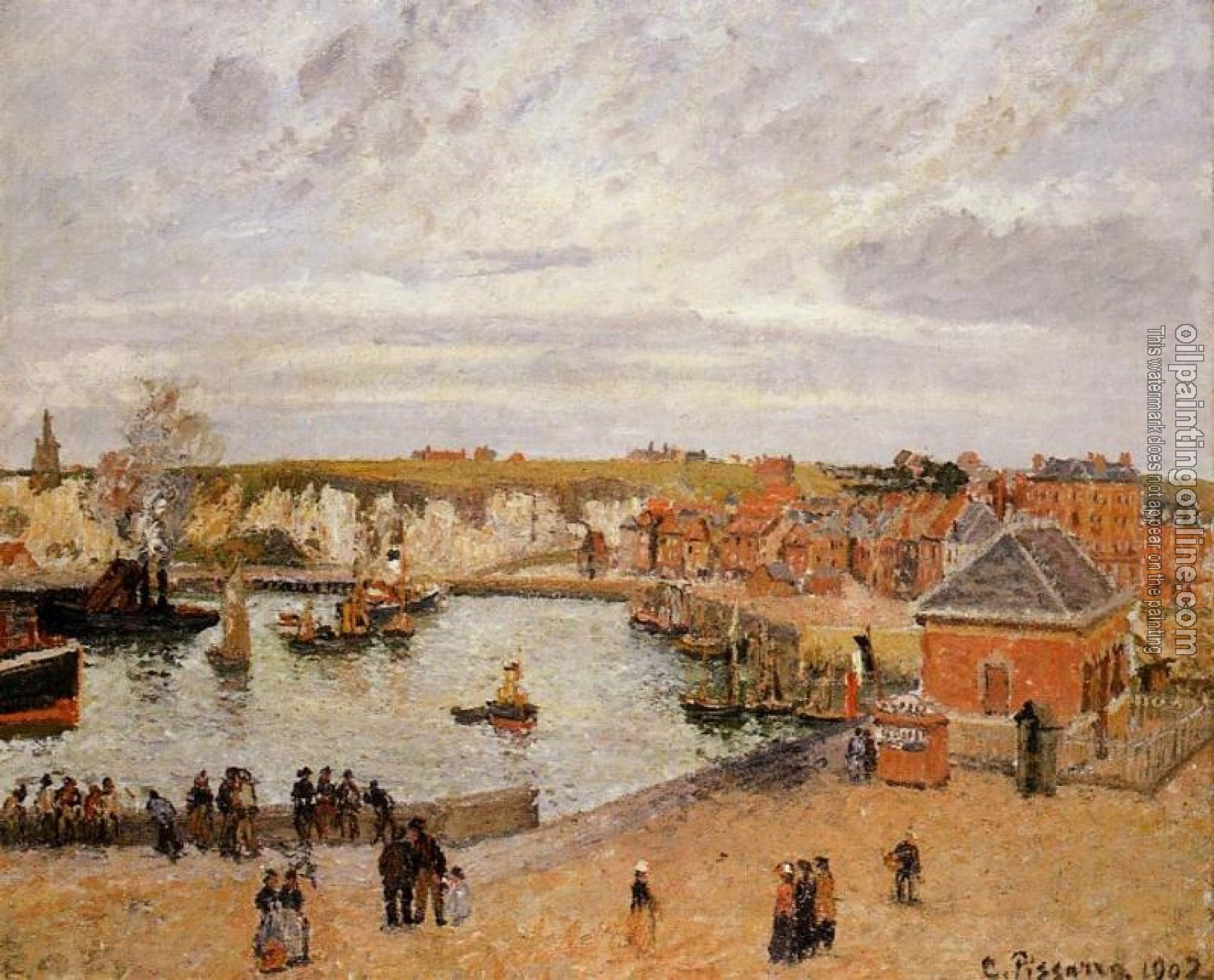 Pissarro, Camille - The Port of Dieppe